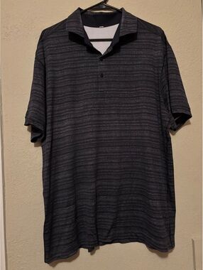 Lululemon Men's Striped Polo Shirt